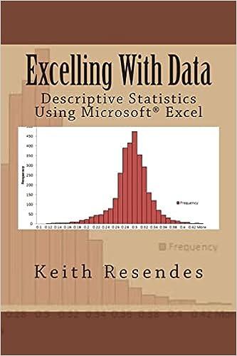 excelling with data  descriptive statistics using ms excel 1st edition keith resendes 1491029129,