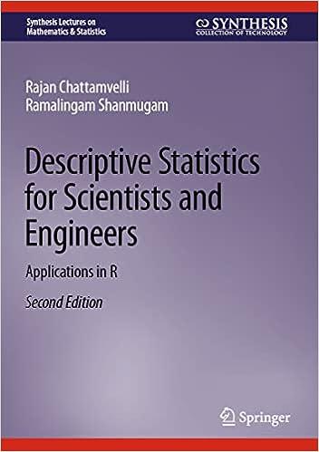 descriptive statistics for scientists and engineers applications in r 2nd edition rajan