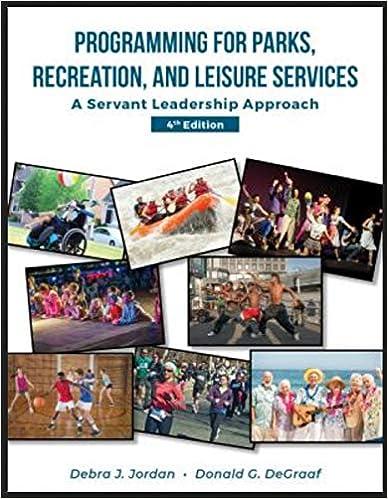 programming for parks recreation and leisure services 4th edition debra jordan 1571679545, 978-1571679543
