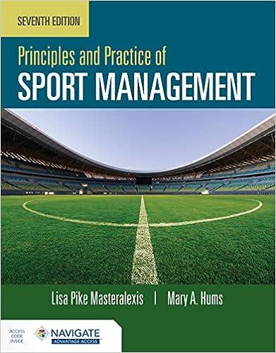 principles and practice of sport management 7th edition lisa pike masteralexis, mary hums 1284254305,