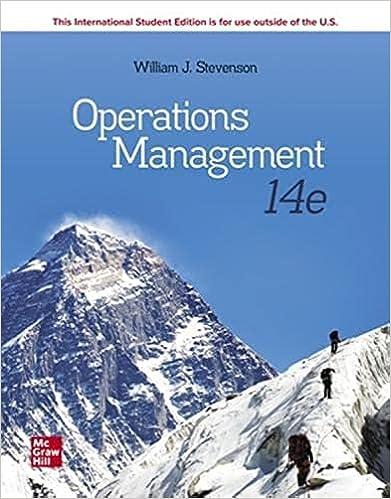 operations management 14th international edition william j stevenson 978-1260575712