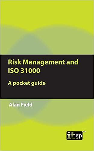 risk management and iso 31000 a pocket guide 1st edition alan field 1787784150, 978-1787784154