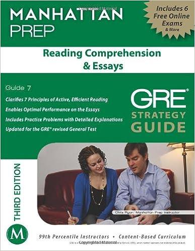 reading comprehension and essays gre strategy guide 3rd edition manhattan prep 1935707957, 978-1935707950