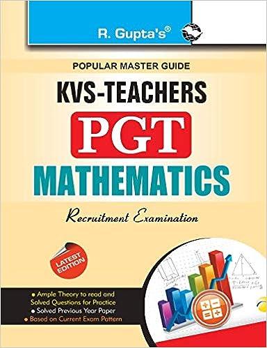 kvs teachers pgt mathematics 1st edition rph editorial board 9788178128795, 978-8178128795