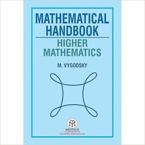 mathematical handbook higher mathematics 1st edition vygodsky 9387465381, 978-9387465381