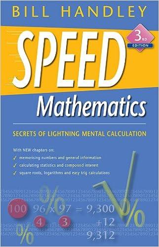 speed mathematics 3rd edition bill handley 0731407814, 978-0731407811