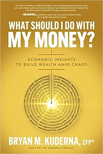 what should i do with my money economic insights to build wealth amid chaos 1st edition bryan kuderna