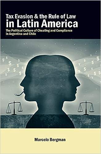 tax evasion and the rule of law in latin america the political culture of cheating and compliance in
