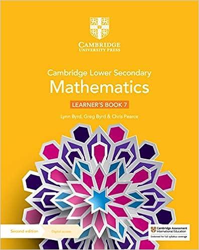 cambridge lower secondary mathematics learners book 7 with digital access 2nd edition lynn byrd, greg byrd,