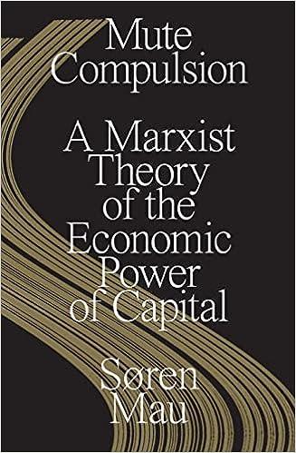 mute compulsion a marxist theory of the economic power of capital 1st edition søren mau 1839763469,