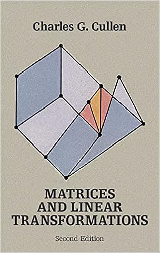 matrices and linear transformations 2nd edition charles g. cullen 0486663280, 978-0486663289