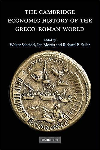 the cambridge economic history of the greco roman world 1st edition walter scheidel, ian morris, richard p.