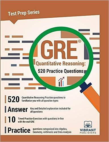 gre quantitative reasoning 520 practice questions 1st edition vibrant publishers 1946383880, 978-1946383884