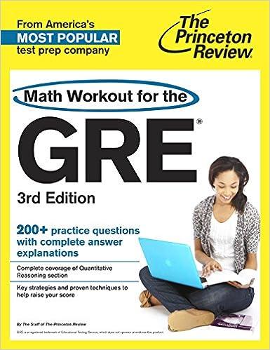 math workout for the gre 3rd edition princeton review 0804124620, 978-0804124621