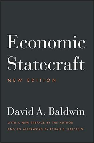 economic statecraft new edition 1st edition david a. baldwin, ethan b. kapstein 069120442x, 978-0691204420