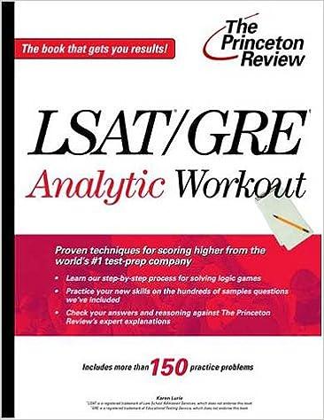 lsat gre analytic workout 1st edition karen lurie 0679773584, 978-0679773580