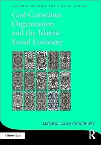 god conscious organization and the islamic social economy 1st edition masudul alam choudhury 1472429001,