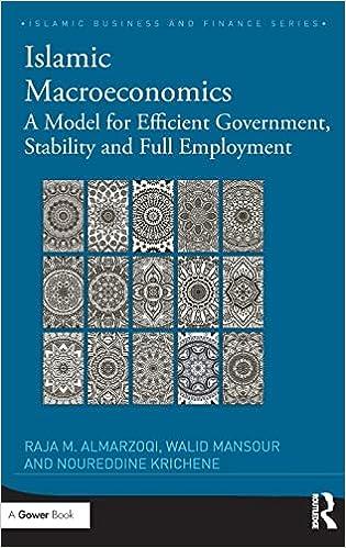 islamic macroeconomics a model for efficient government stability and full employment 1st edition raja m.