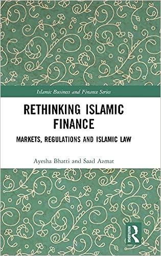 rethinking islamic finance markets regulations and islamic law 1st edition ayesha bhatti, saad azmat