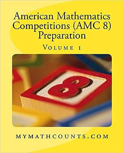 american mathematics competitions amc 8 preparation volume 1 1st edition sam chen, jane chen, yongcheng chen