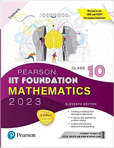 iit foundation mathematics class10 1st edition pearson 9356069506, 978-9356069503