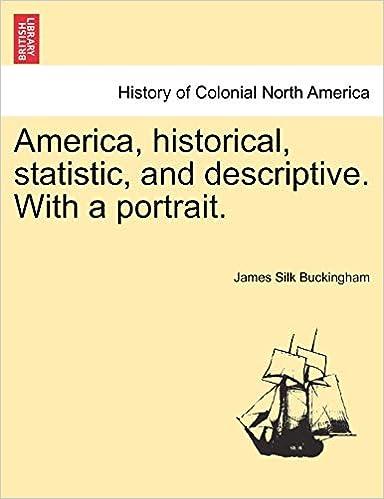 America Historical Statistic And Descriptive With A Portrait