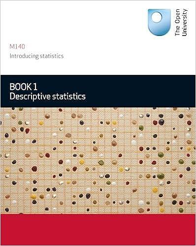 book 1 descriptive statistics 1st edition open university 1780074565, 978-1780074566