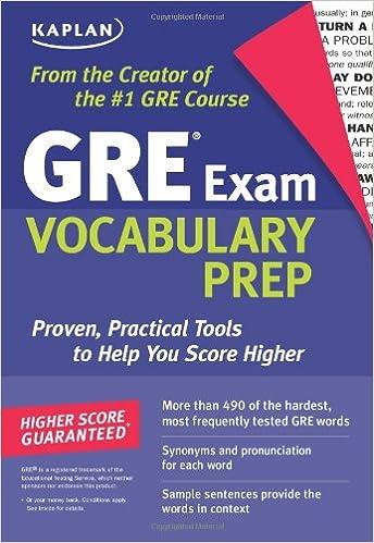 gre exam vocabulary prep 1st edition kaplan 1419550020, 978-1419550027