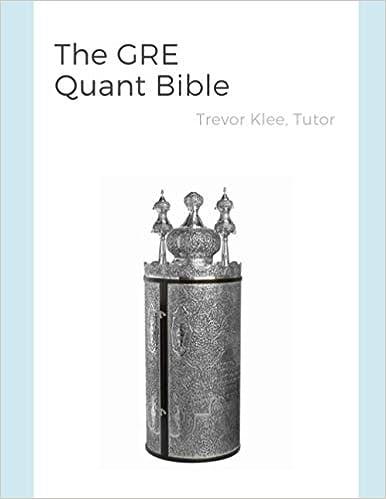 the gre quant bible 1st edition trevor klee b08x6c6z1y, 979-8713170219