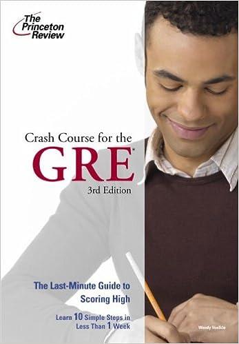 crash course for the gre 3rd edition the princeton review 0375765727, 978-0375765728