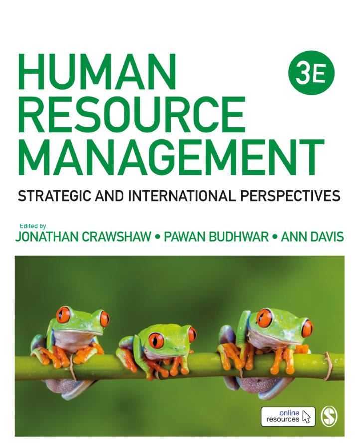 human resource management strategic and international perspectives 3rd edition jonathan crawshaw, ‎pawan