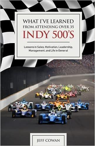 what i have learned from attending over 35 indy 500s lessons in sales motivation leadership management and