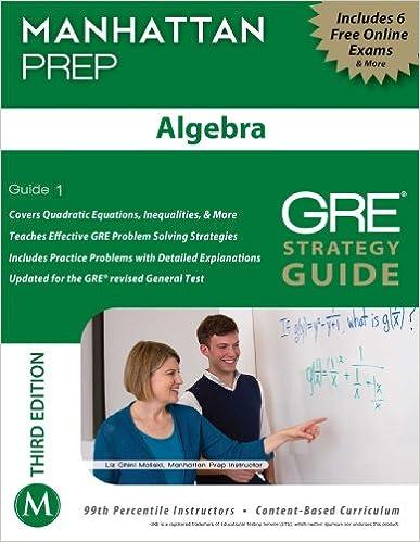 algebra gre strategy guide 3rd edition manhattan prep 1935707914, 978-1935707912