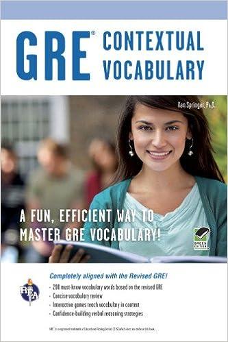 gre contextual vocabulary 1st edition dr. ken springer 073860903x, 978-0738609034
