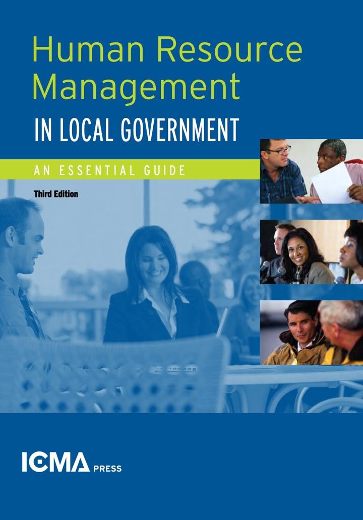 human resource management in local government an essential guide 3rd edition siegrun fox freyss 0873261860,