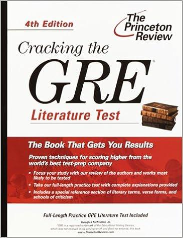 cracking the gre literature test 4th edition doug mcmullen jr. 037576268x, 978-0375762680