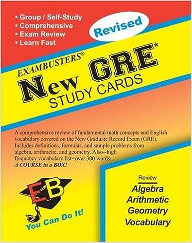 New GRE Study Cards