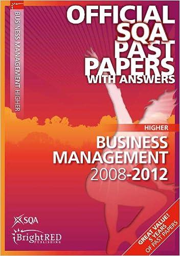 business management 2008  2012 1st edition sqa 1849482837, 978-1849482837