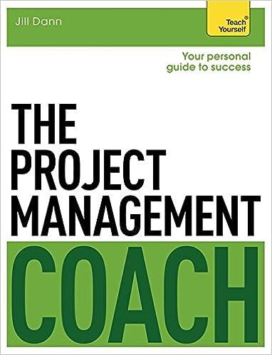 the project management coach 1st edition jill dann 1471801527, 978-1471801525