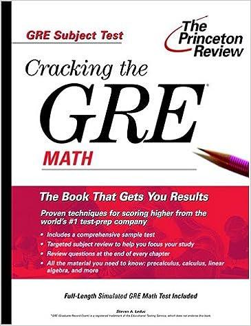 cracking the gre math 1st edition steven a. leduc 0375753990, 978-0375753992