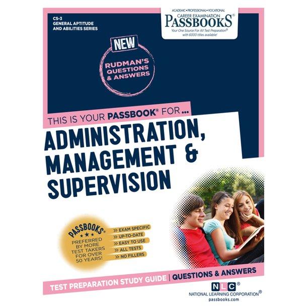 administration management and supervision 1st edition national learning corporation 1731867034, 978-1731867032
