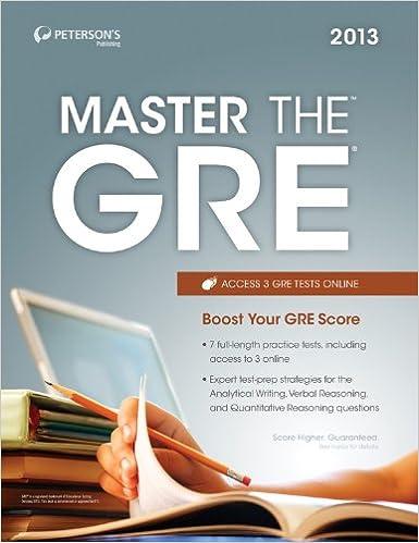 master the gre 2013 2013 edition peterson's 0768936098, 978-0768936094