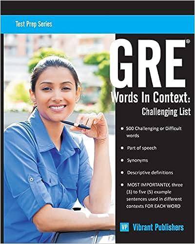 gre words in context challenging list 1st edition vibrant publishers 1502551594, 978-1502551597
