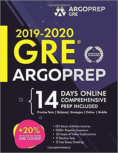 gre 2019 and 2020 2020 edition argo brothers, argoprep 1946755907, 978-1946755902