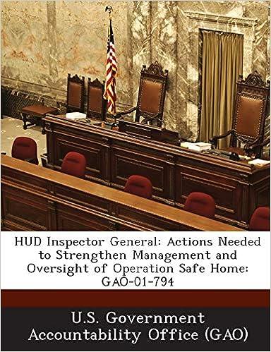 hud inspector general actions needed to strengthen management and oversight of operation safe home gao 01 794