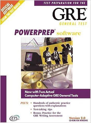 test preparation for the gre general test powerprep software 1st edition educational testing service