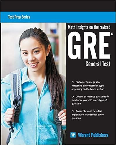 math insights on the revised gre general test 1st edition vibrant publishers 1479266698, 978-1479266692