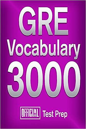 gre vocabulary 3000 official test prep 1st edition official test prep content team 1517510384, 978-1517510381