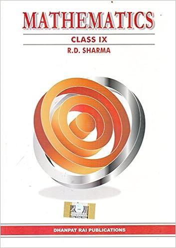 mathematics for class 9 7th edition r.d. sharma 9383182334, 978-9383182336