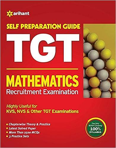 self preparation guide tgt guide mathematics recruitment examination 1st edition arihant 9312145185,